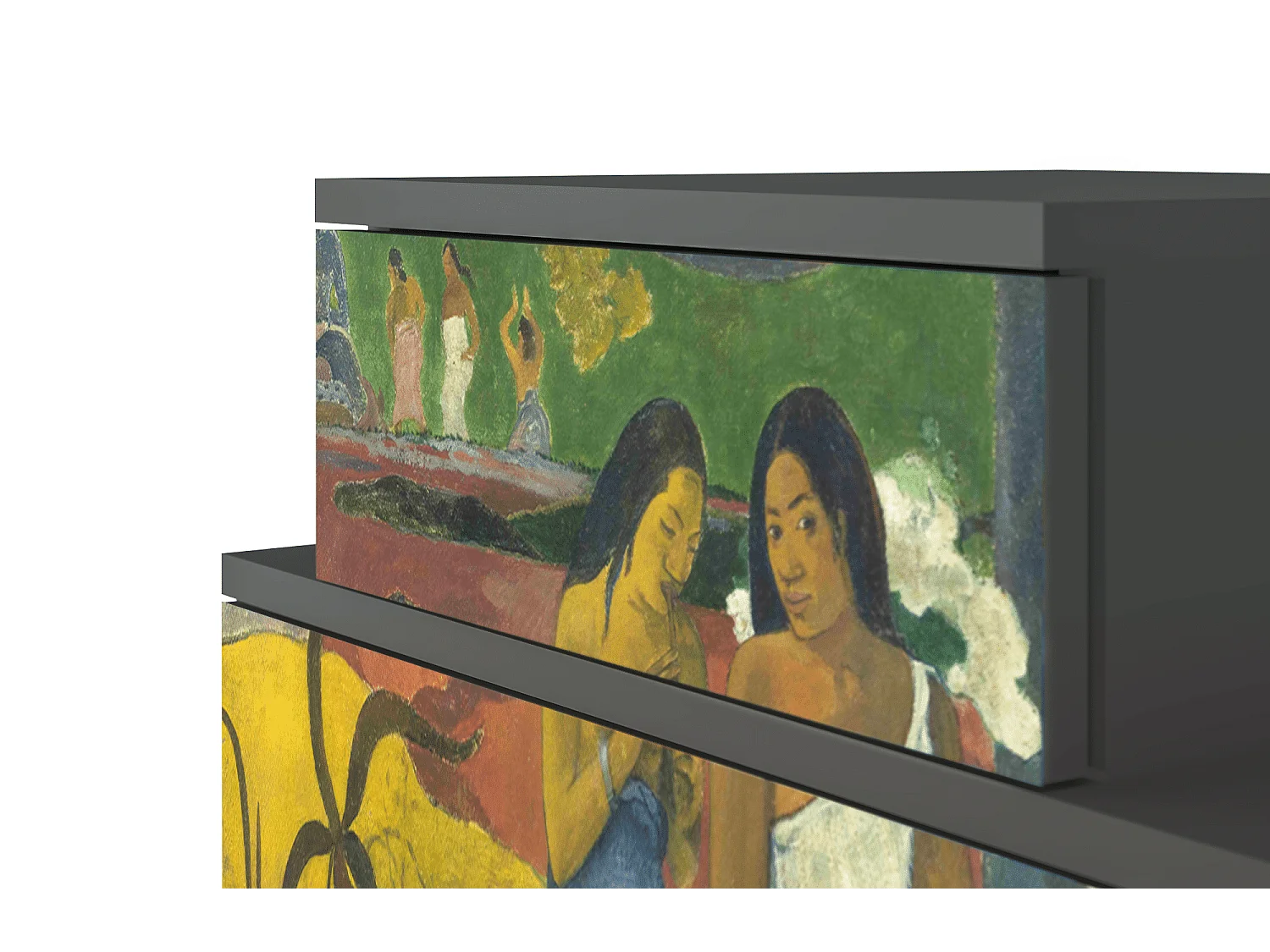 Stolik nocny - 58х58х41 cm - NS1 - Arearea , Antracyt