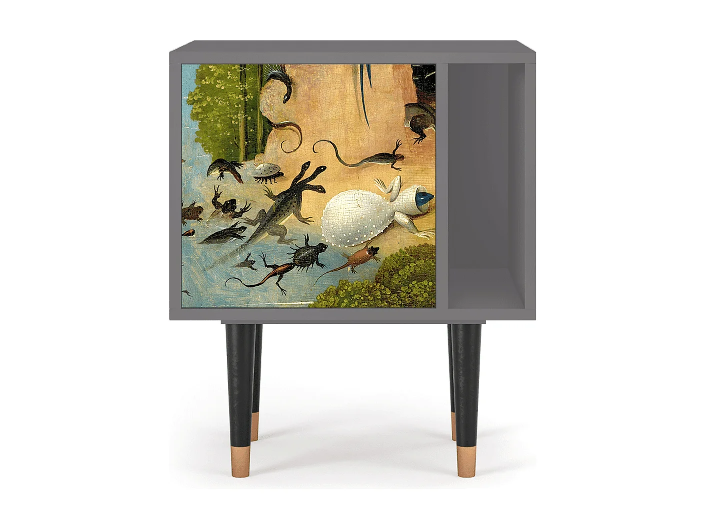 Mesita de noche - 57х69х48 cm - S2 - The Garden by Bosch, Gris