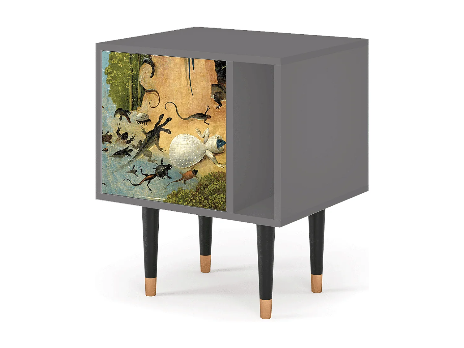Mesita de noche - 57х69х48 cm - S2 - The Garden by Bosch, Gris