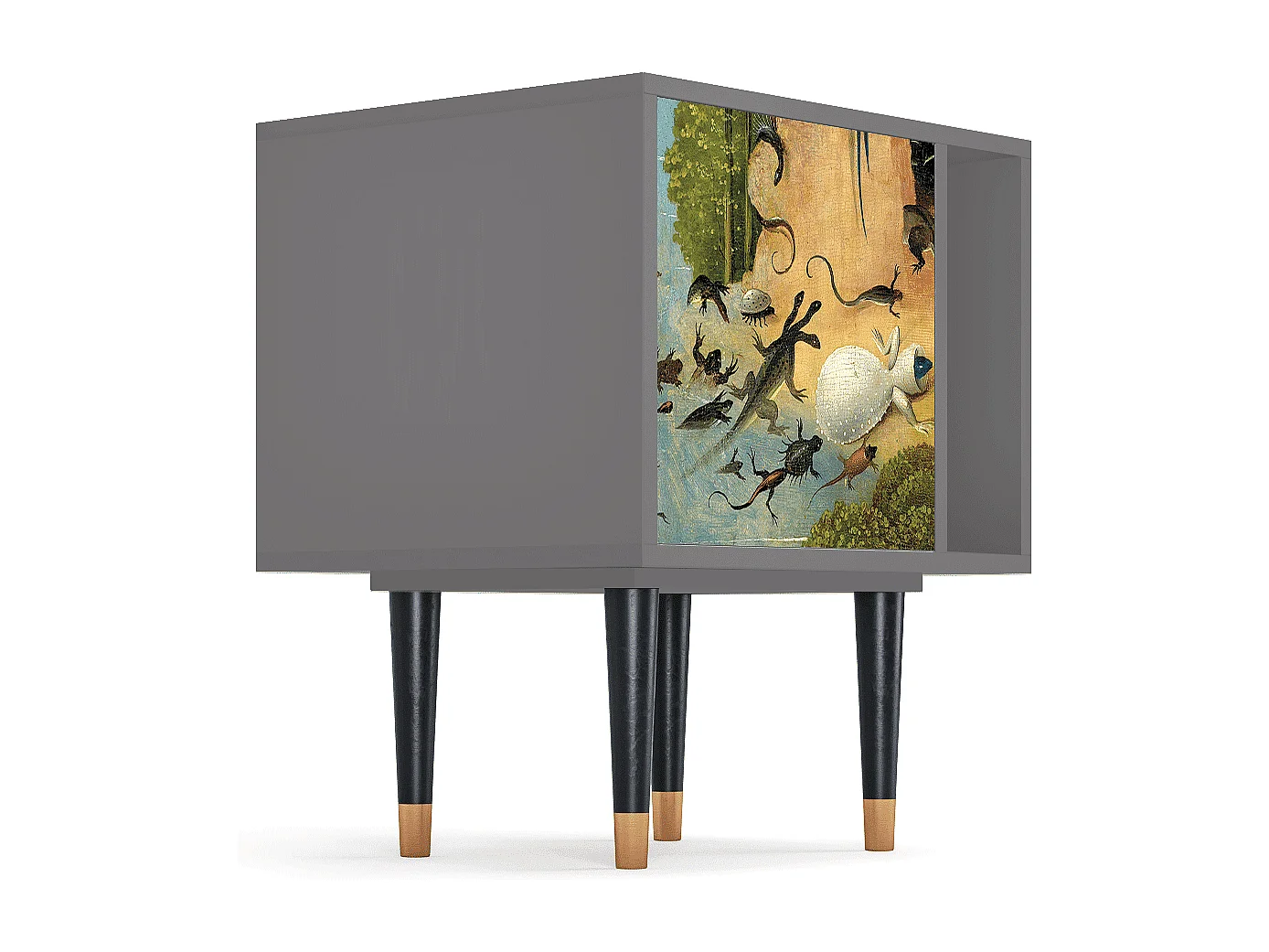 Mesita de noche - 57х69х48 cm - S2 - The Garden by Bosch, Gris