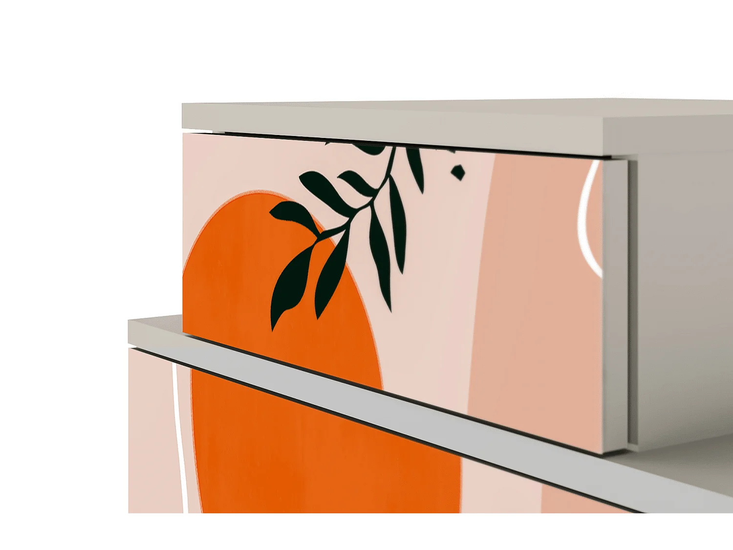 Criado-mudo - 58х58х41 cm - NS1 - Artwork, Areia