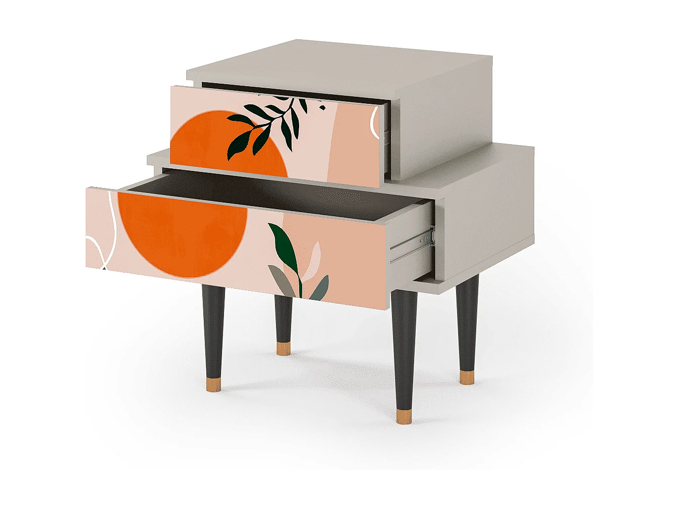 Nachtkastje - 58х58х41 cm - NS1 - Artwork, Zand