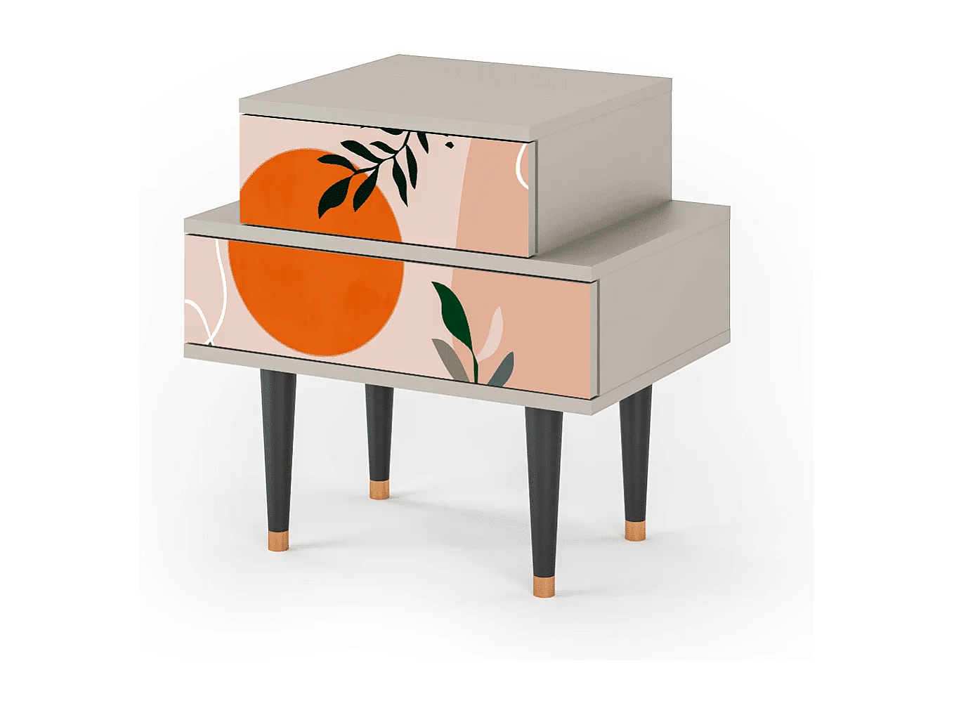 Nachtkastje - 58х58х41 cm - NS1 - Artwork, Zand