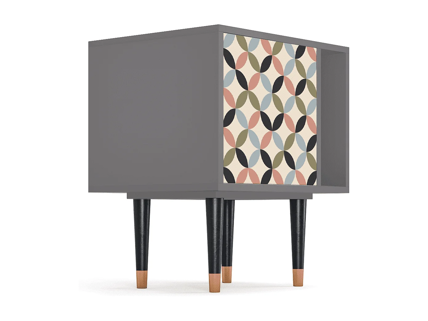 Nachtkastje - 57х69х48 cm - S2 - Butterfly Effect, Grijs