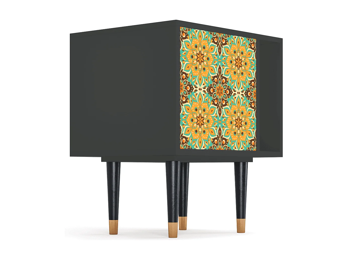 Comodino - 57х69х48 cm - S2 - Indian Spices, Antracite