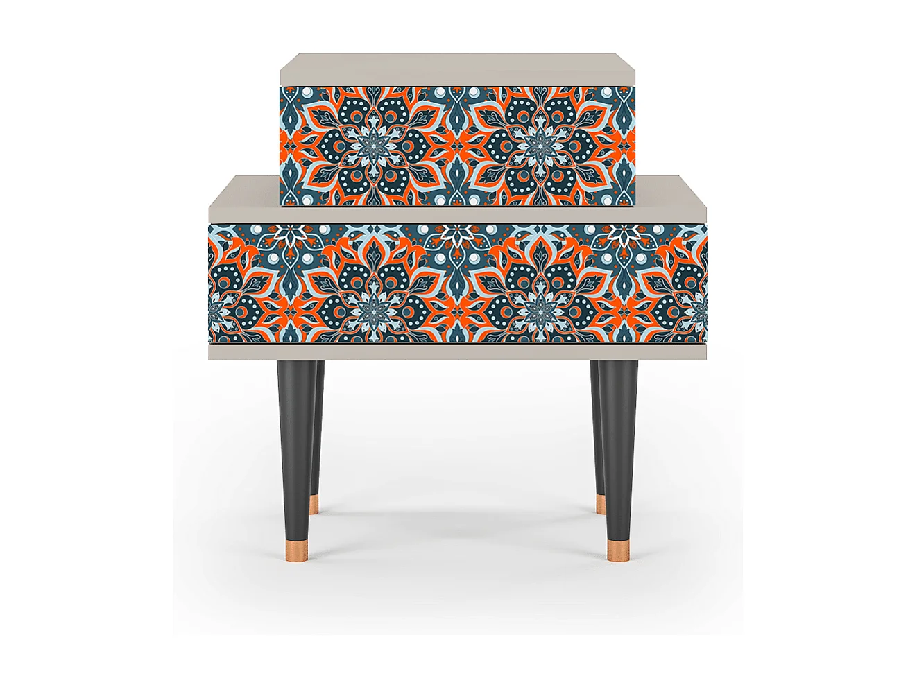 Table de nuit - 58х58х41 cm - NS1 - Fire Beetle, Sable