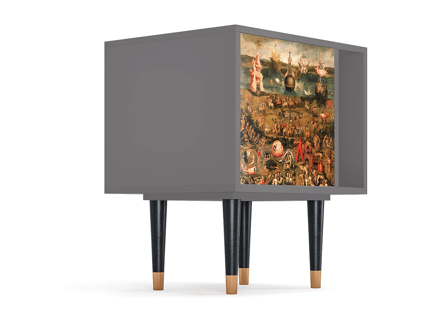 Table de nuit - 57х69х48 cm - S2 - Garden of Delights , Gris