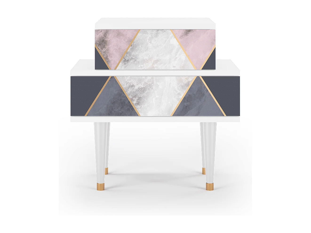 Table de nuit - 58х58х41 cm - NS1 - Ideal Harmony, Blanc