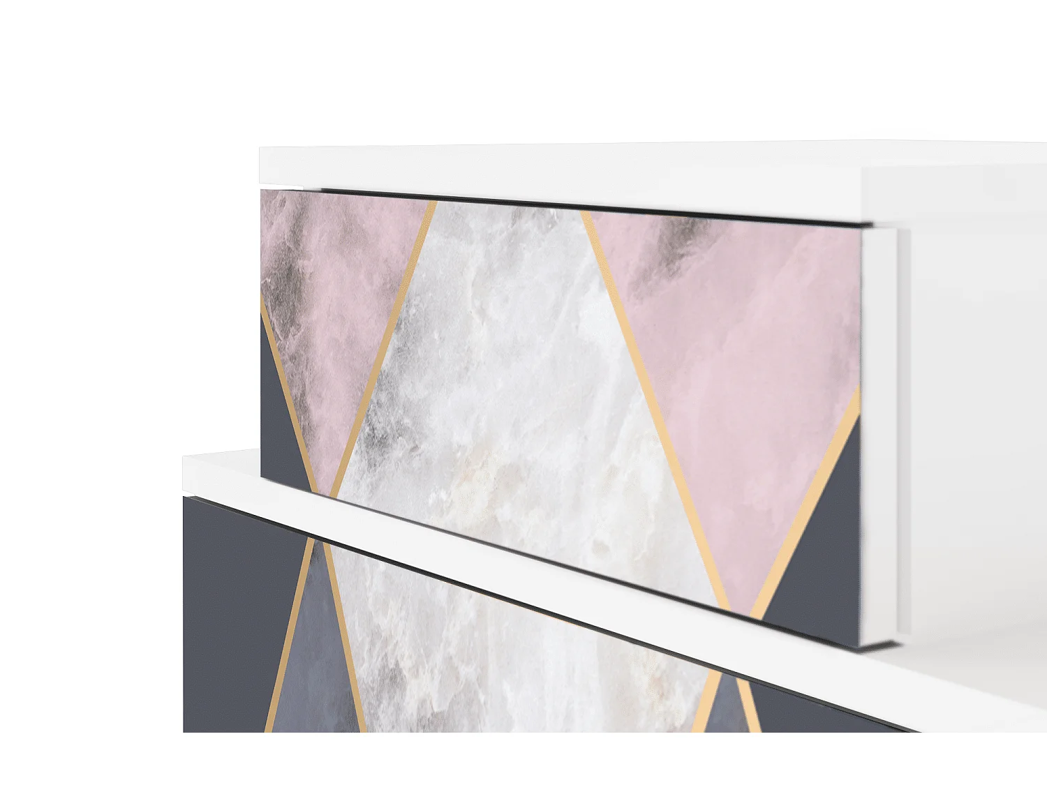 Table de nuit - 58х58х41 cm - NS1 - Ideal Harmony, Blanc