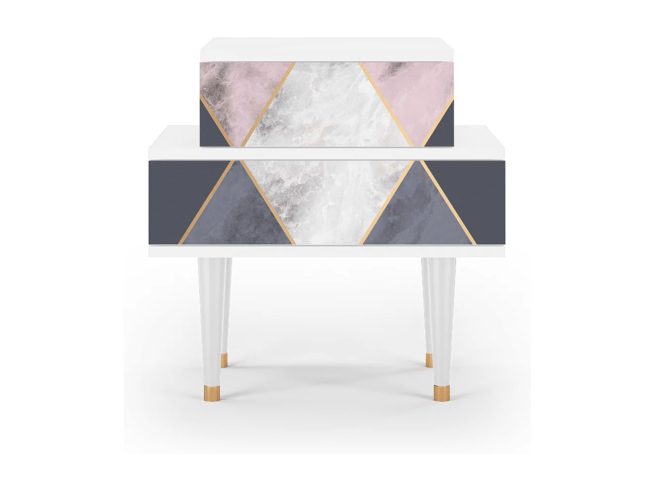 Table de nuit - 58х58х41 cm - NS1 - Ideal Harmony, Blanc