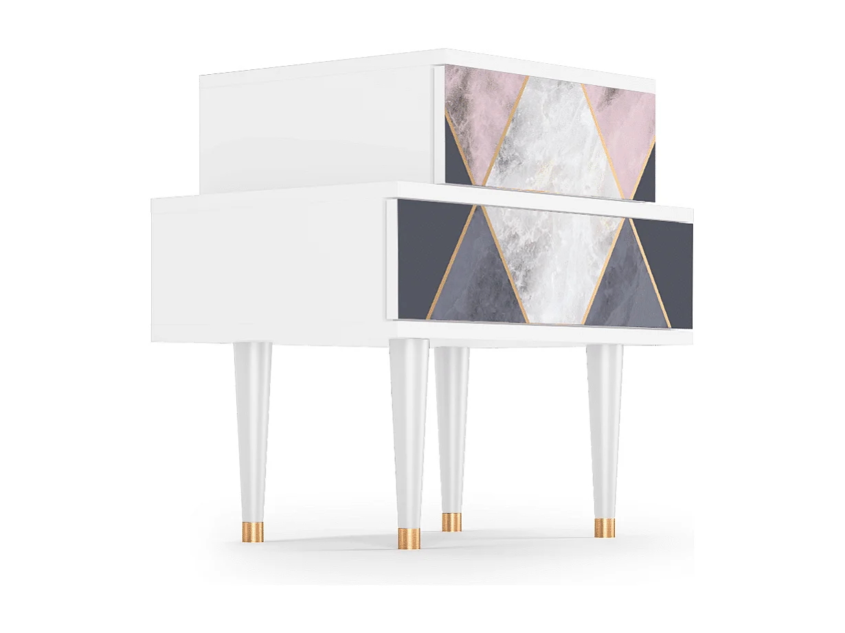 Table de nuit - 58х58х41 cm - NS1 - Ideal Harmony, Blanc