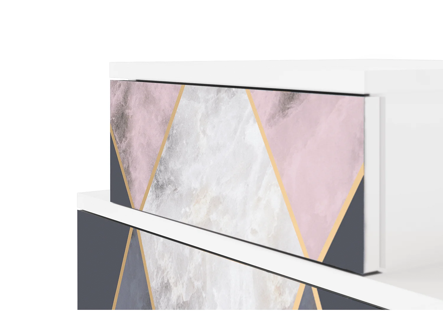 Table de nuit - 58х58х41 cm - NS1 - Ideal Harmony, Blanc