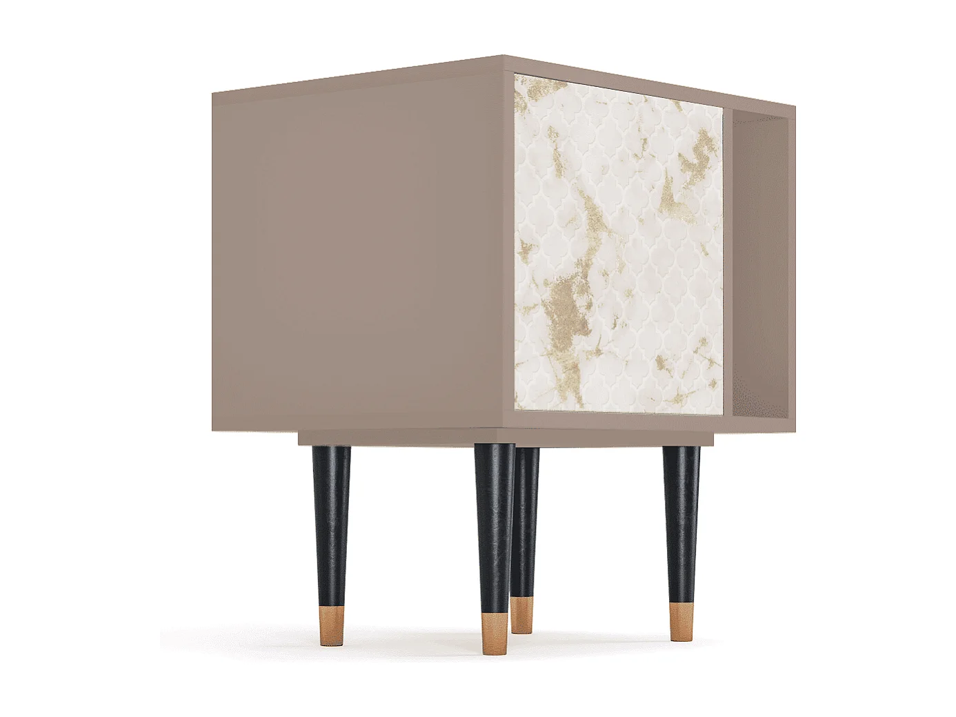 Table de nuit - 57х69х48 cm - S2 - Sahara desert, Latte