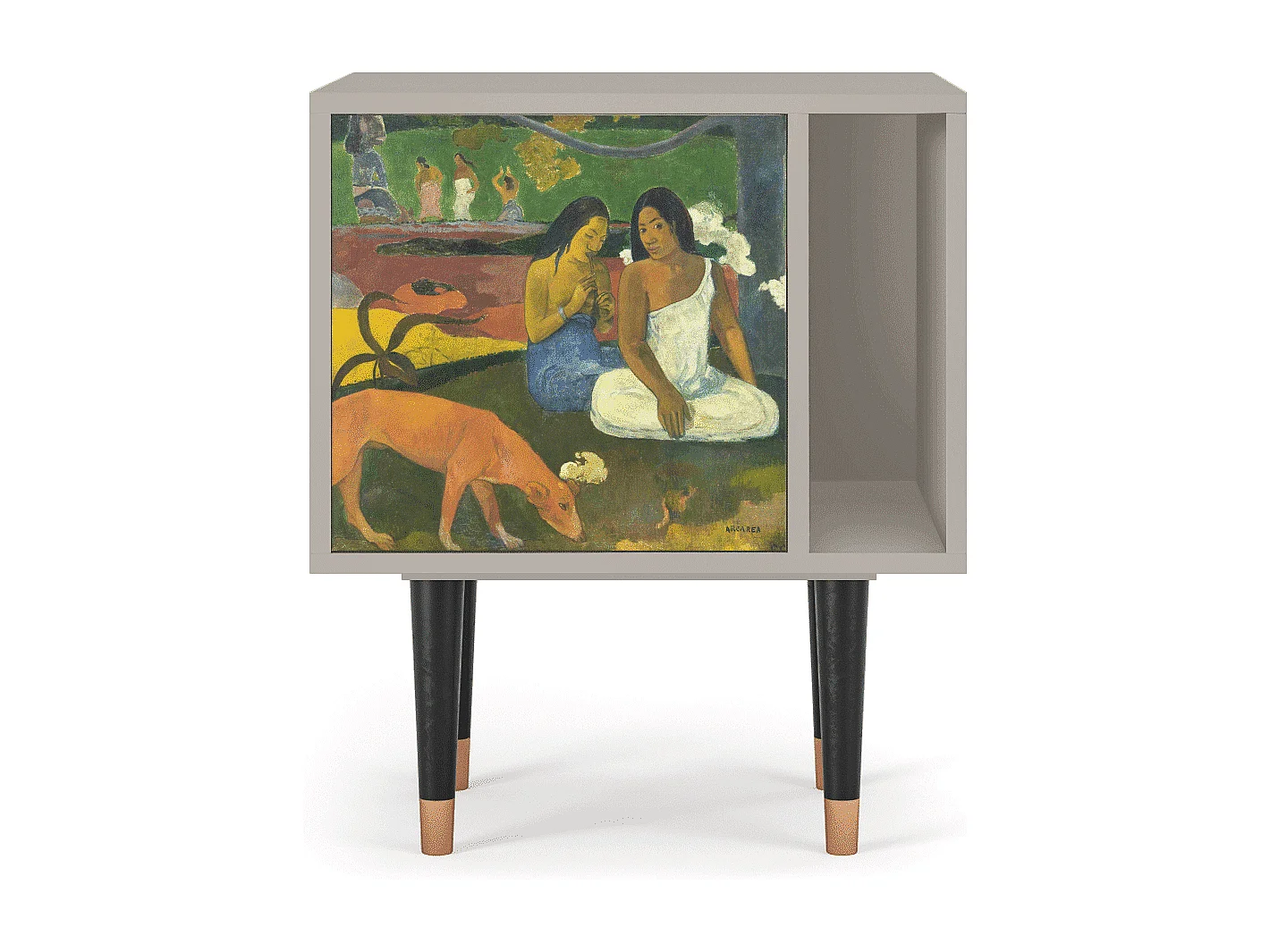 Stolik nocny - 57х69х48 cm - S2 - Arearea , Piaskowy