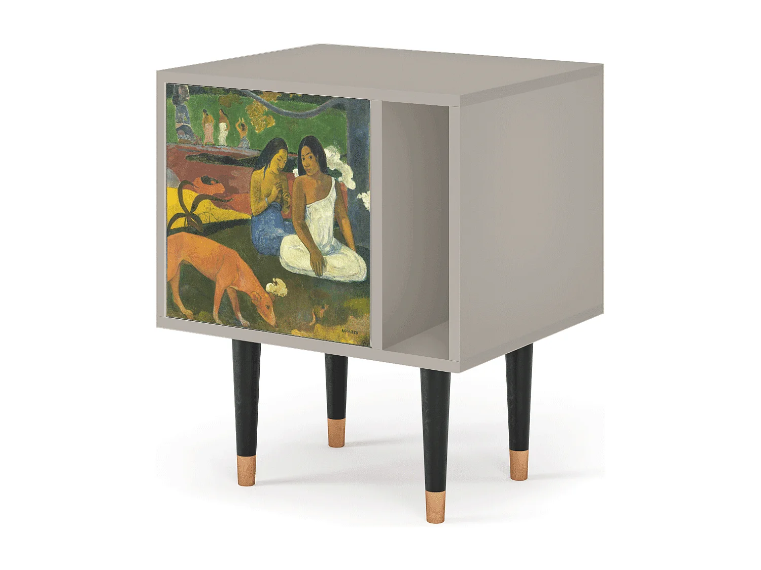 Stolik nocny - 57х69х48 cm - S2 - Arearea , Piaskowy