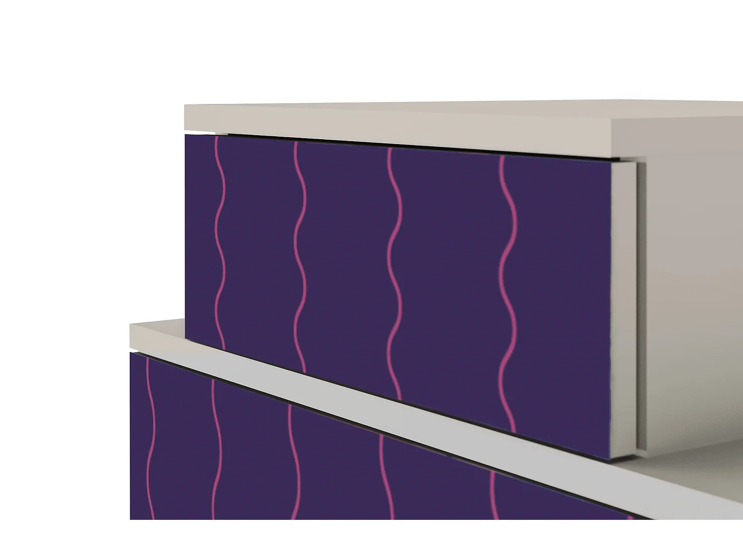 Stolik nocny - 58х58х41 cm - NS1 - Grape Maccaroni, Piaskowy