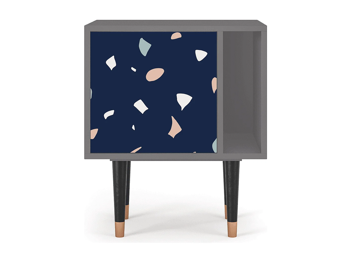 Table de nuit - 57х69х48 cm - S2 - Space Satellites, Gris