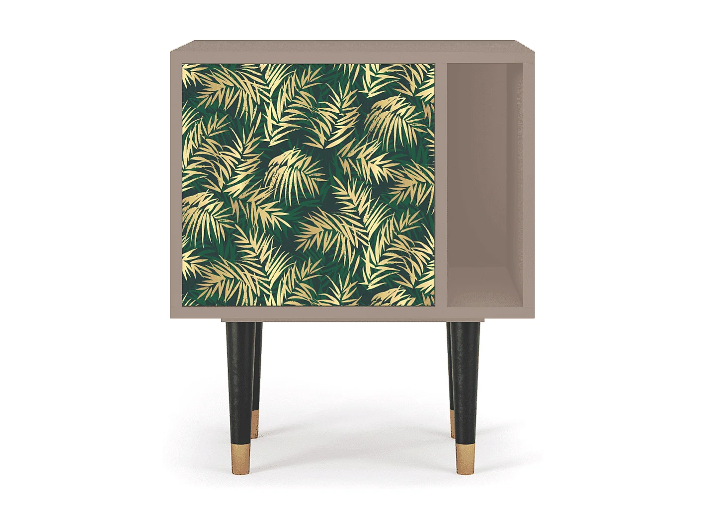 Table de nuit - 57х69х48 cm - S2 - Sunny Palm Tree, Latte