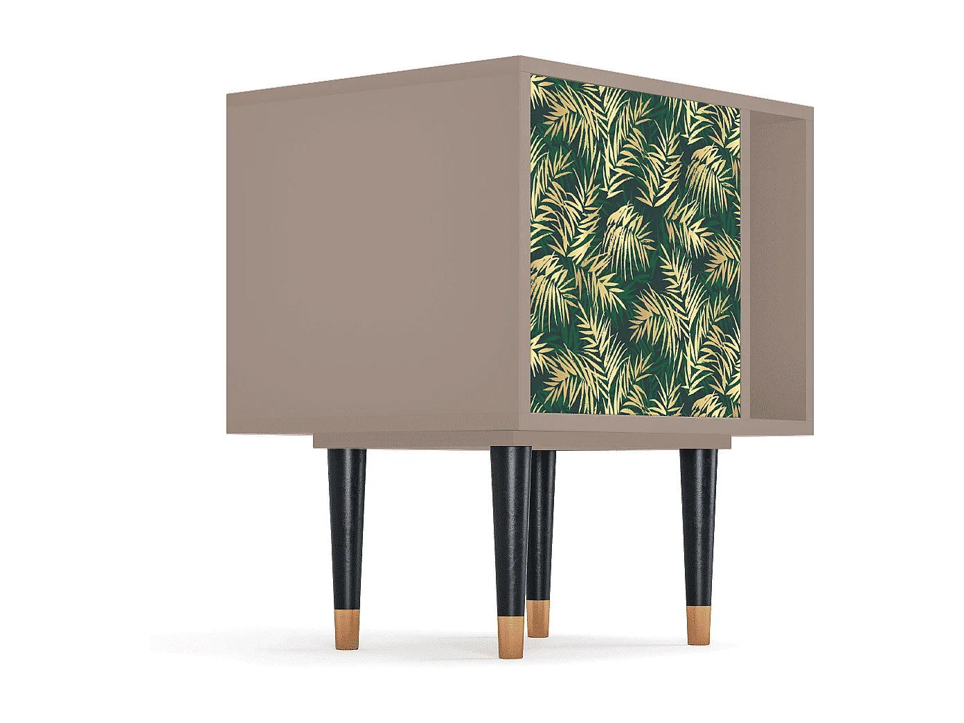 Table de nuit - 57х69х48 cm - S2 - Sunny Palm Tree, Latte