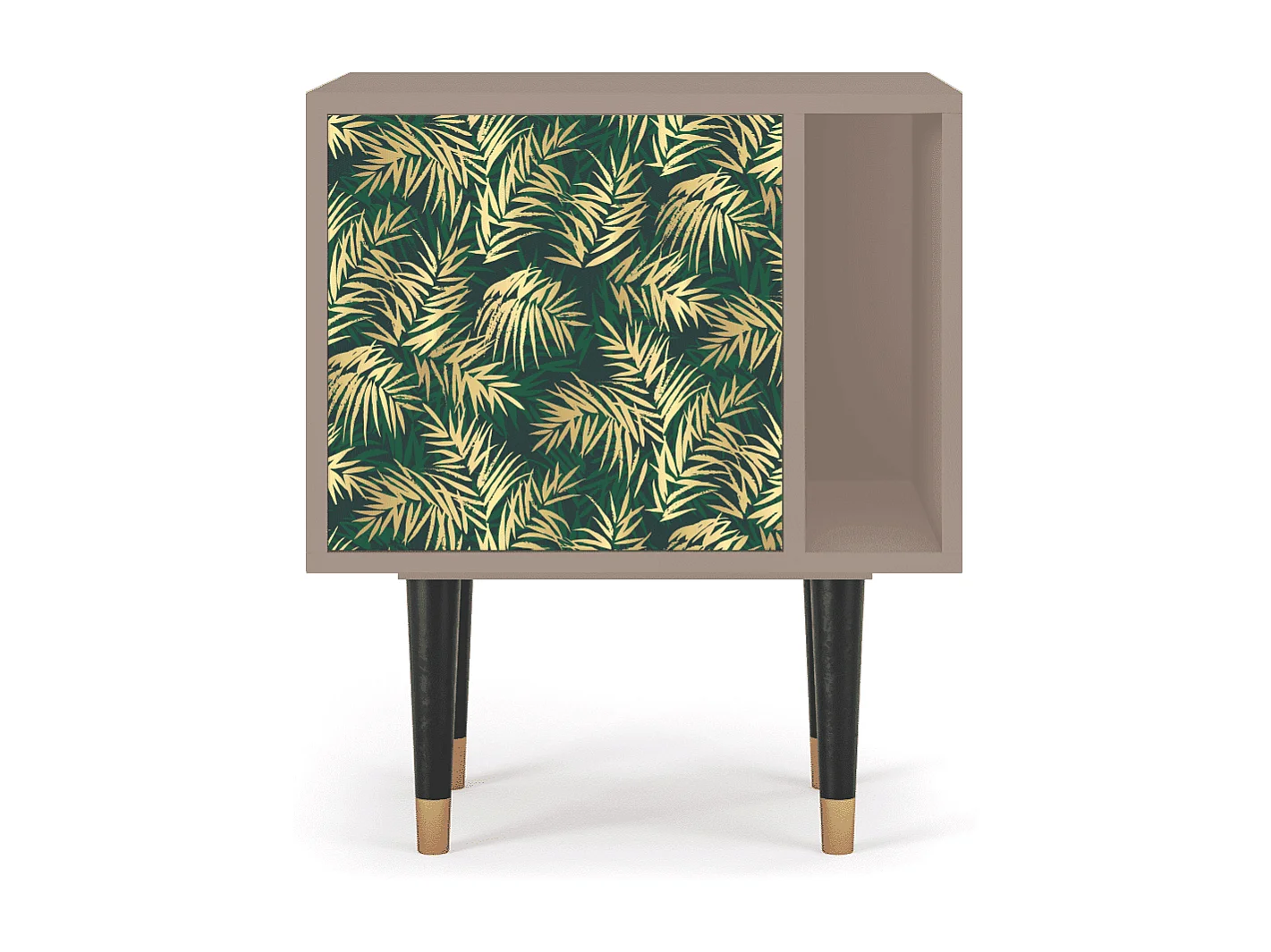 Table de nuit - 57х69х48 cm - S2 - Sunny Palm Tree, Latte