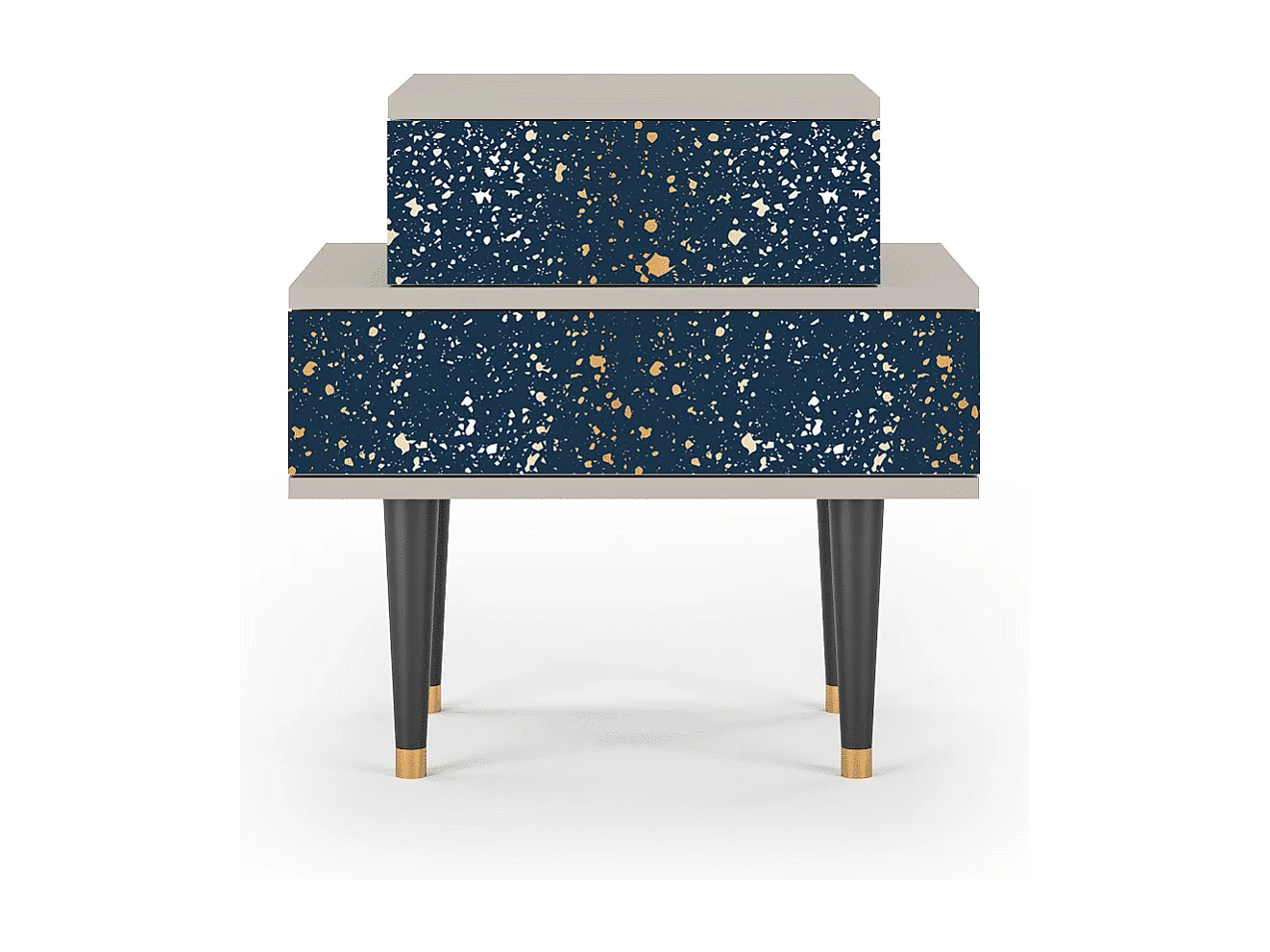 Table de nuit - 58х58х41 cm - NS1 - Starfall, Sable