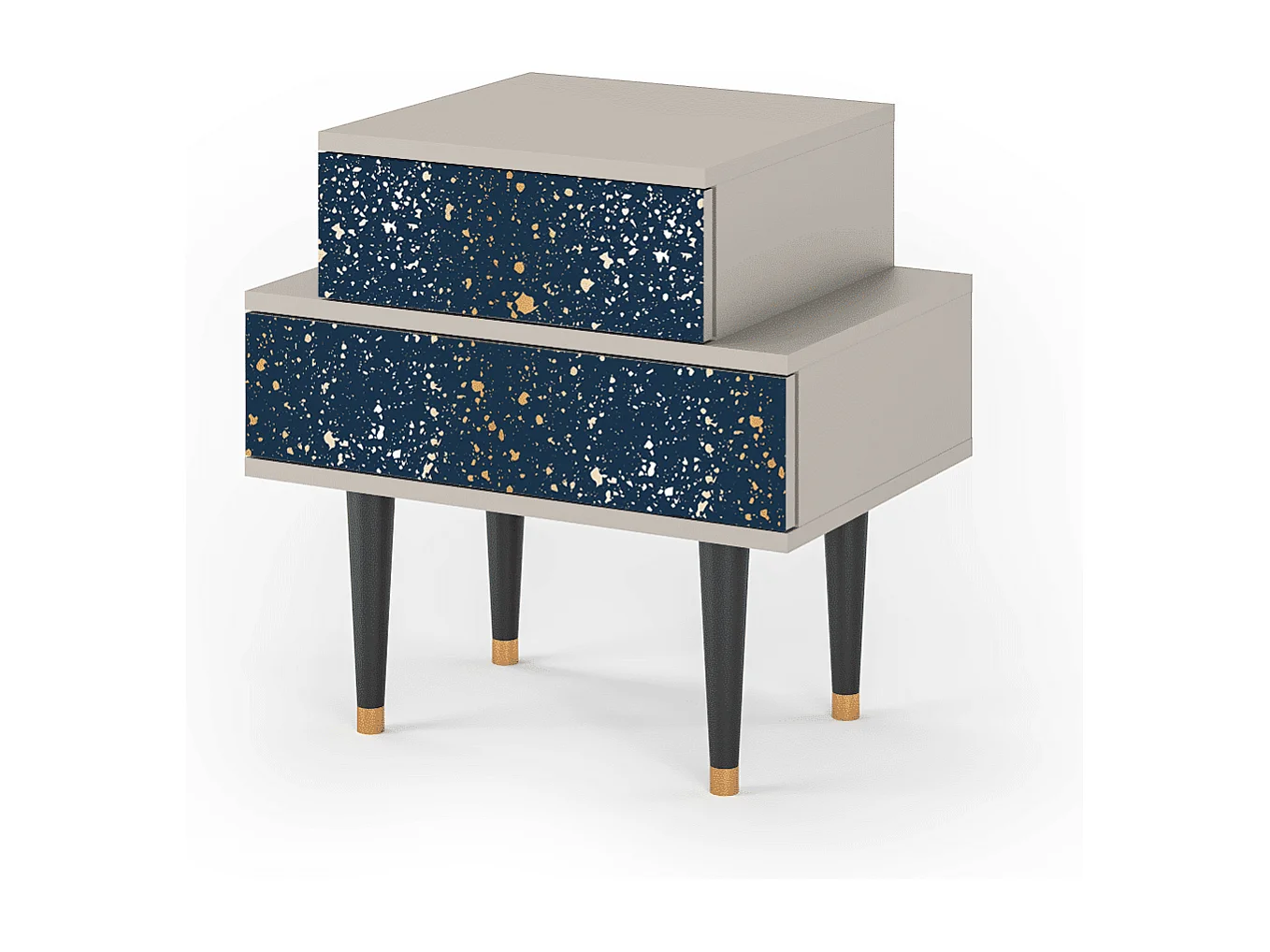 Table de nuit - 58х58х41 cm - NS1 - Starfall, Sable