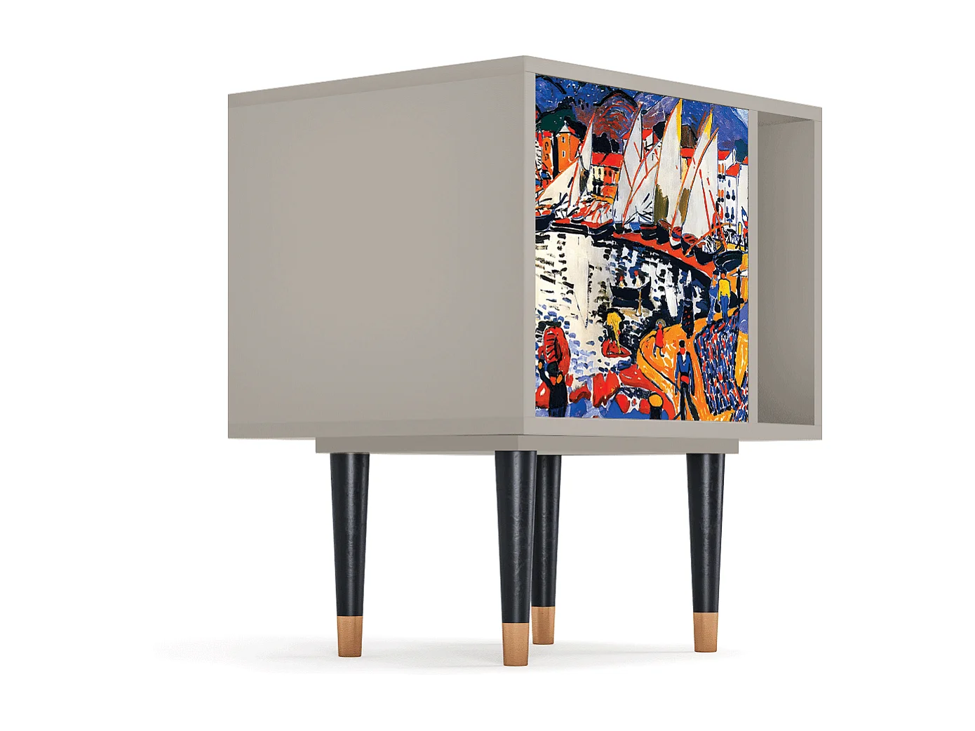 Table de nuit - 57х69х48 cm - S2 - Le Séchage des voiles , Sable