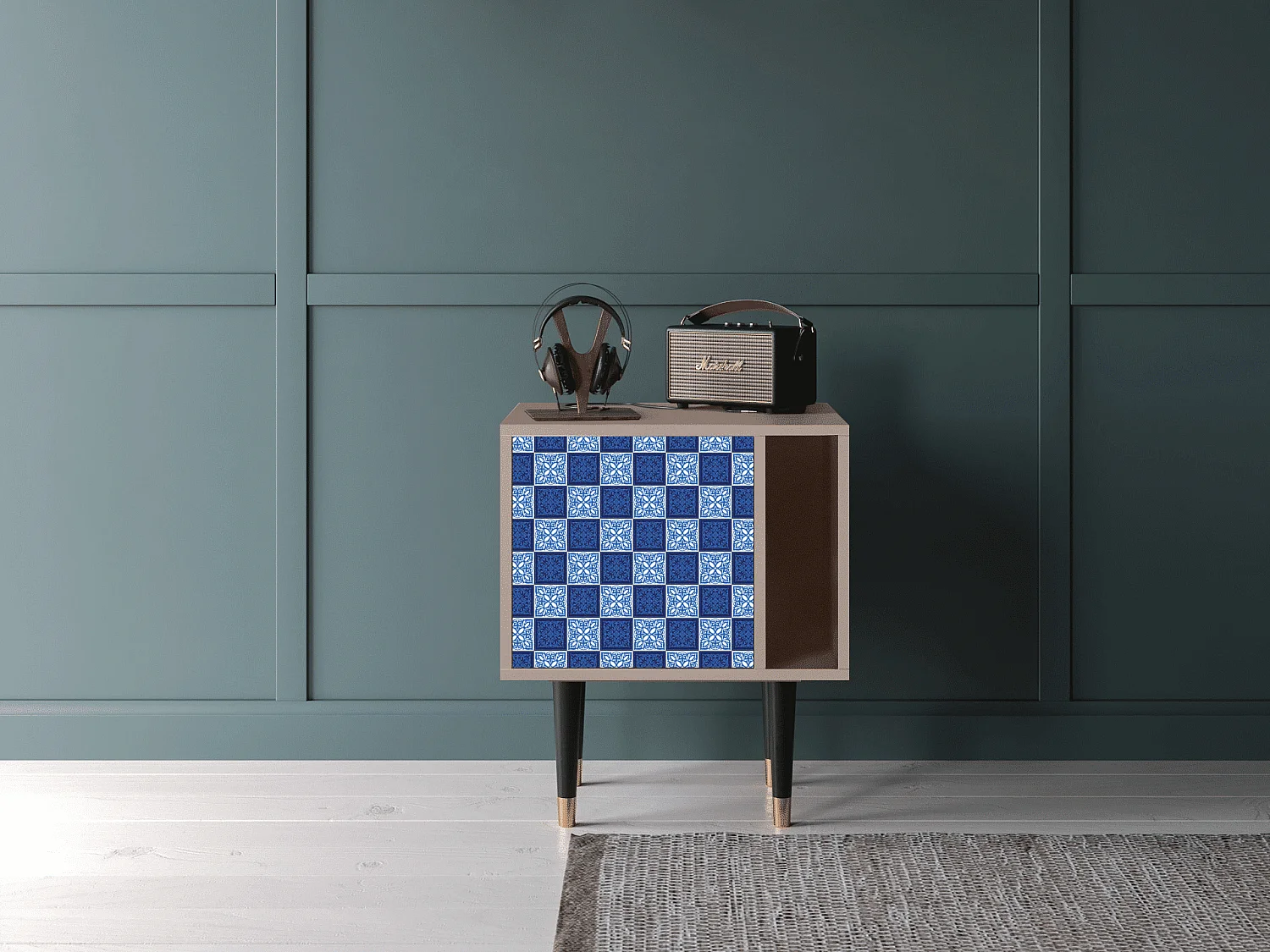 Table de nuit - 57х69х48 cm - S2 - Light Path, Latte