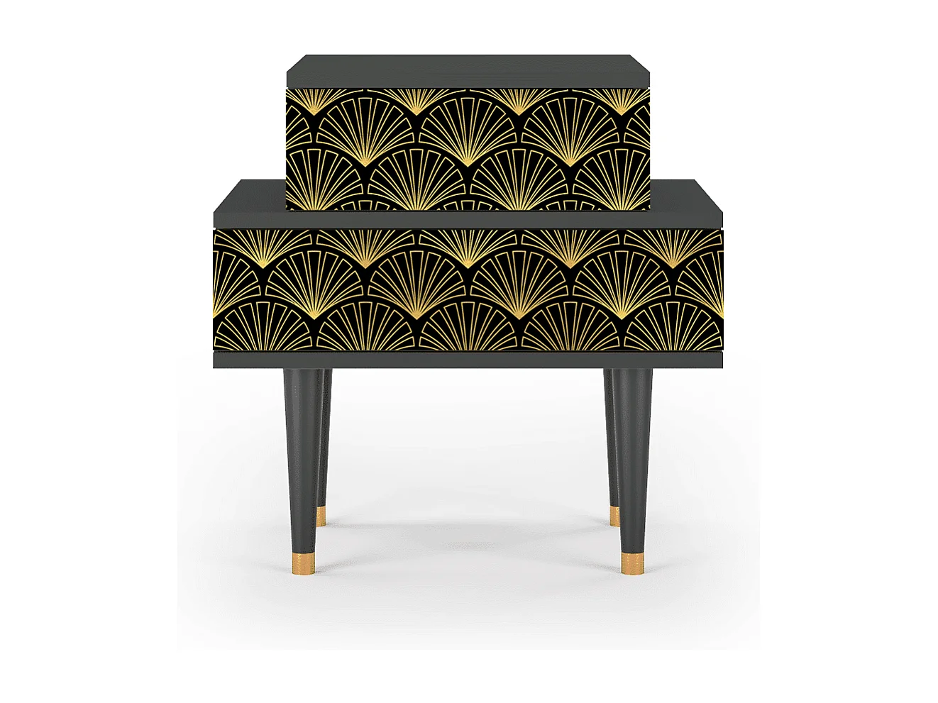 Table de nuit - 58х58х41 cm - NS1 - Bird of Juno, Anthracite