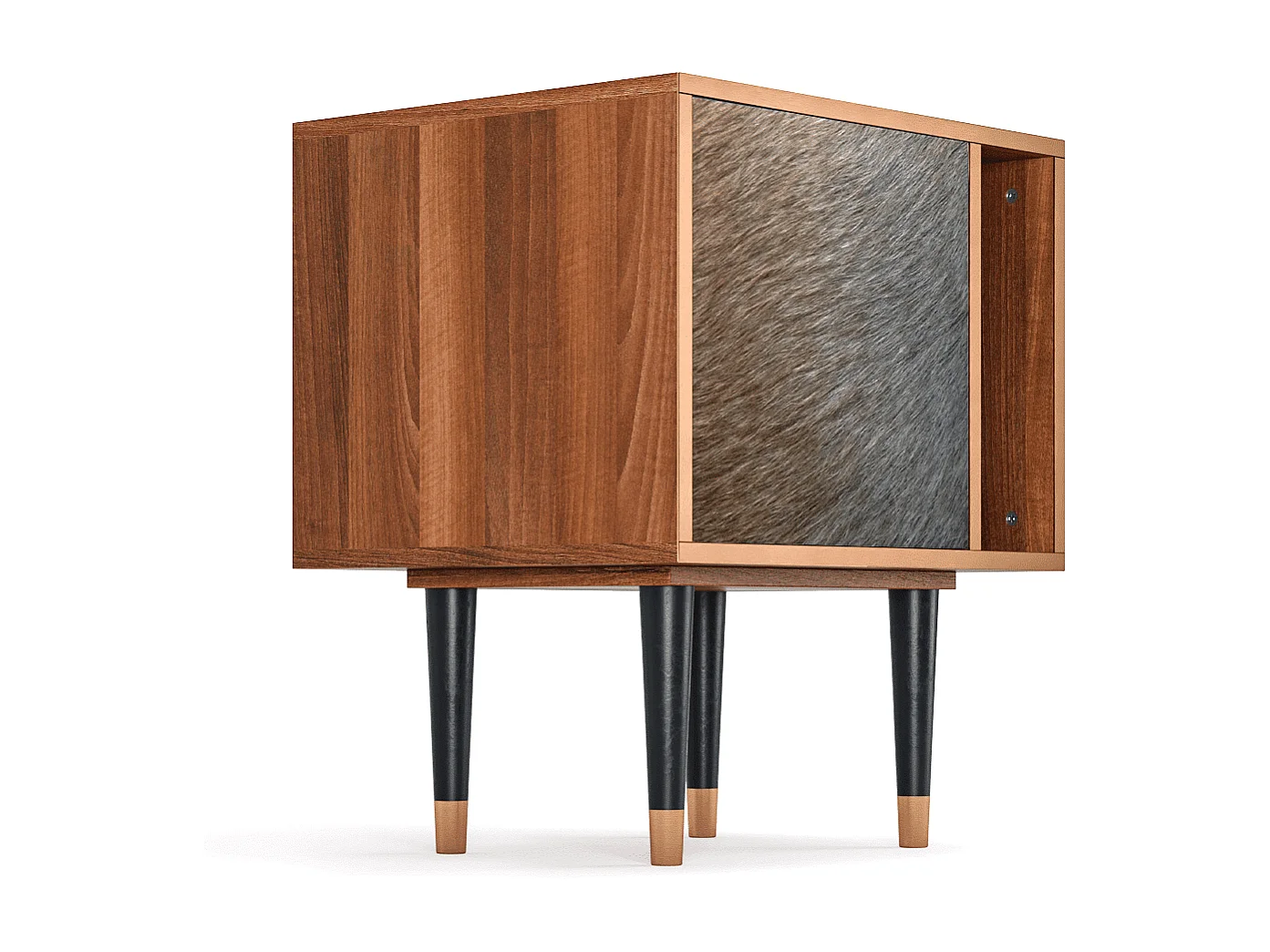 Table de nuit - 57х69х48 cm - S2 - Peanut Hair, Noyer