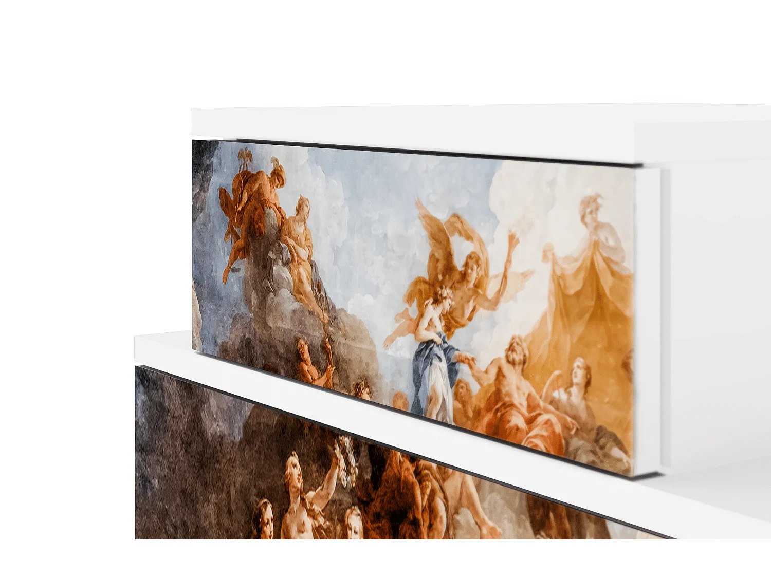 Criado-mudo - 58х58х41 cm - NS1 - Versailles, Branco