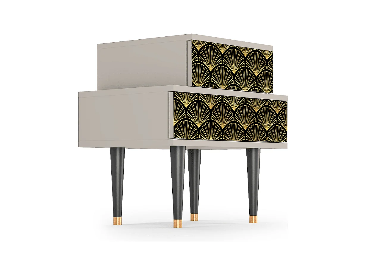 Table de nuit - 58х58х41 cm - NS1 - Bird of Juno, Sable