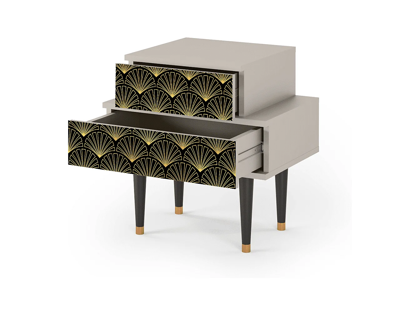 Table de nuit - 58х58х41 cm - NS1 - Bird of Juno, Sable