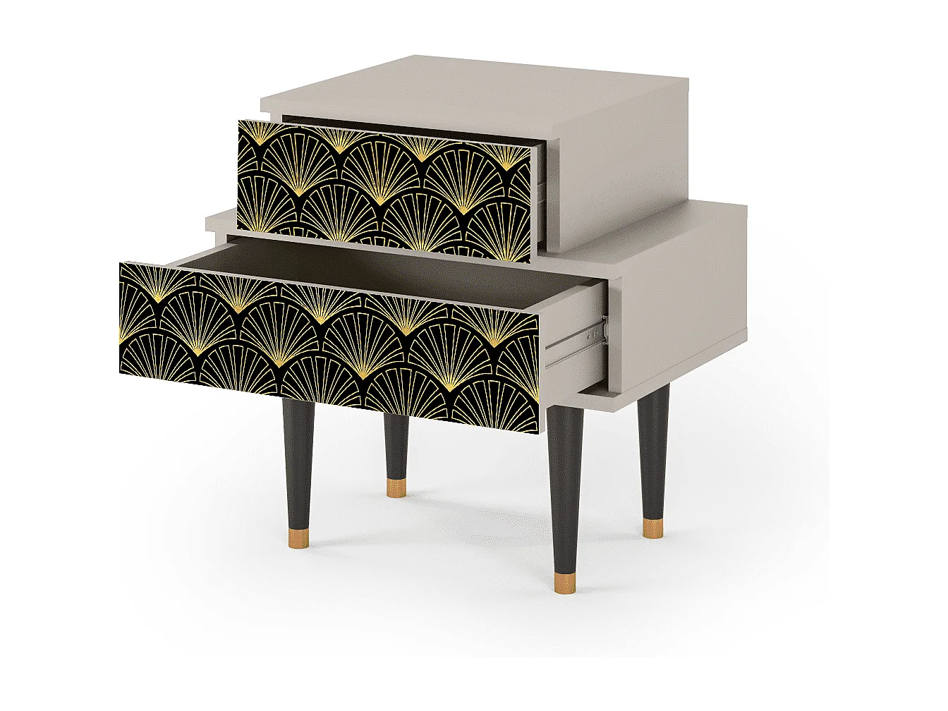 Criado-mudo - 58х58х41 cm - NS1 - Bird of Juno, Areia