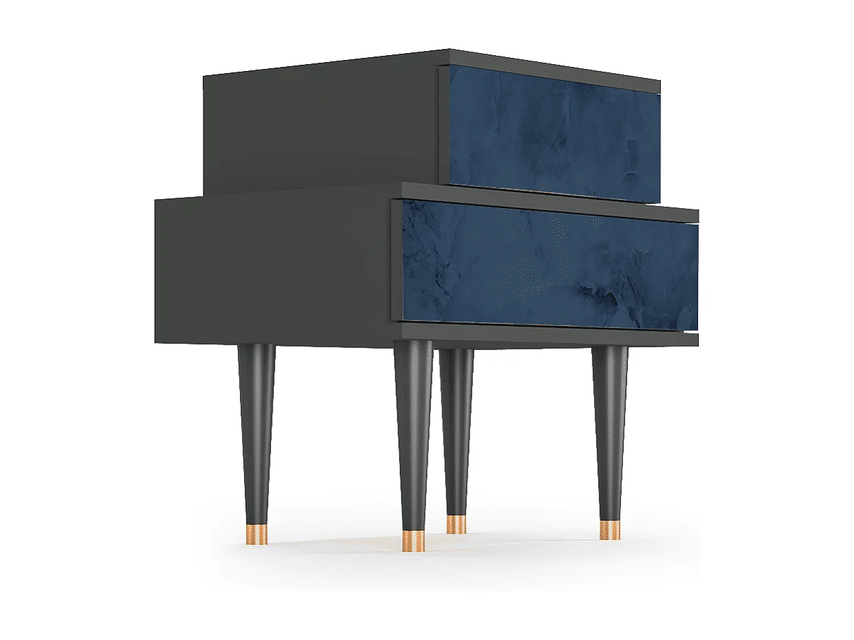 Comodino - 58х58х41 cm - NS1 - Endless Galaxi, Antracite