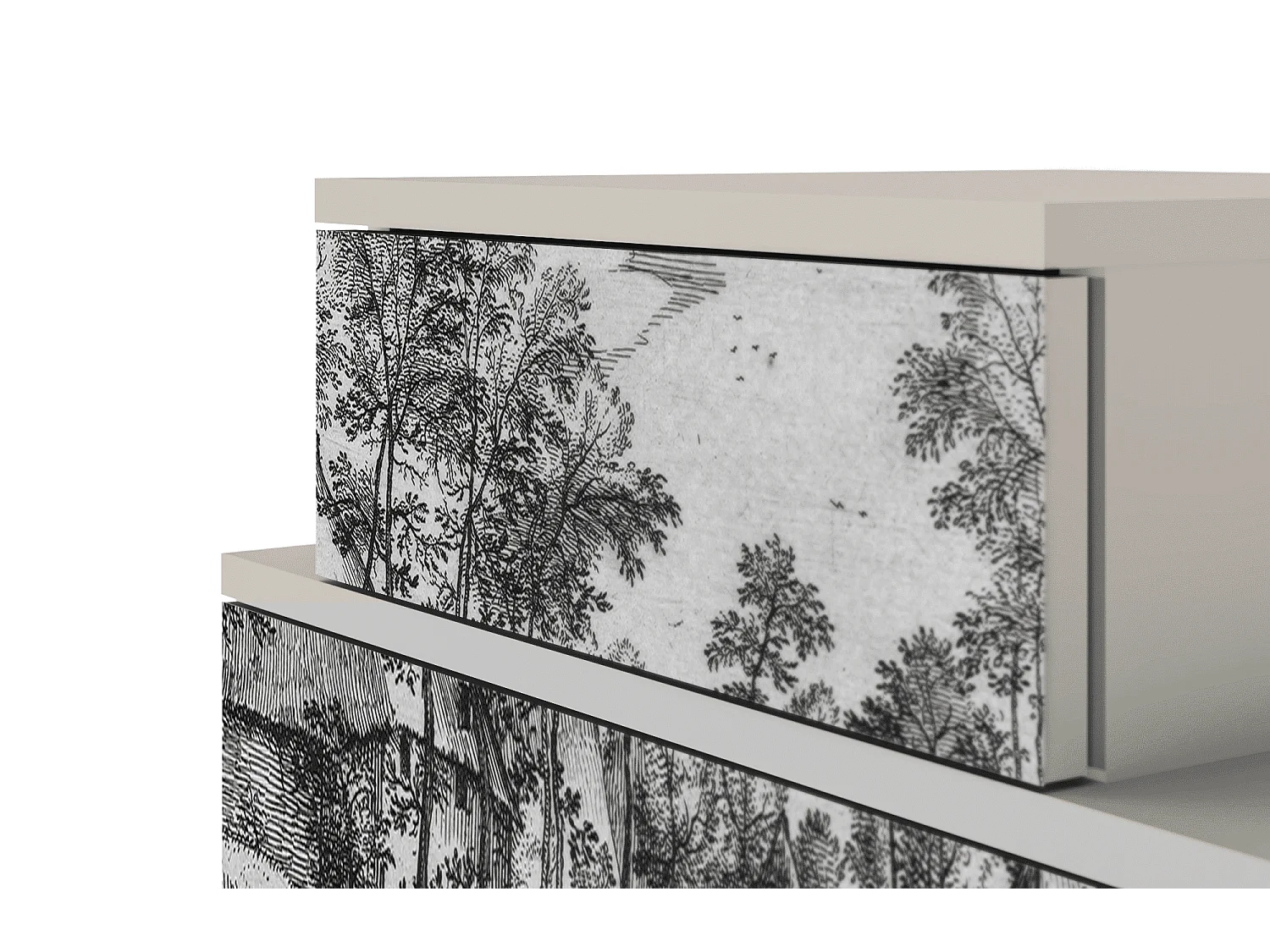 Criado-mudo - 58х58х41 cm - NS1 - Village Road, Areia