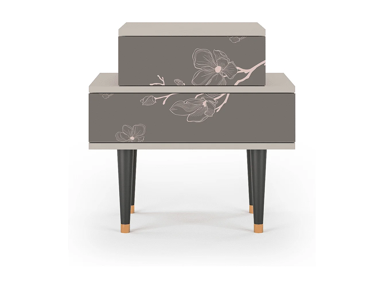 Table de nuit - 58х58х41 cm - NS1 - Cherry Blossom, Sable