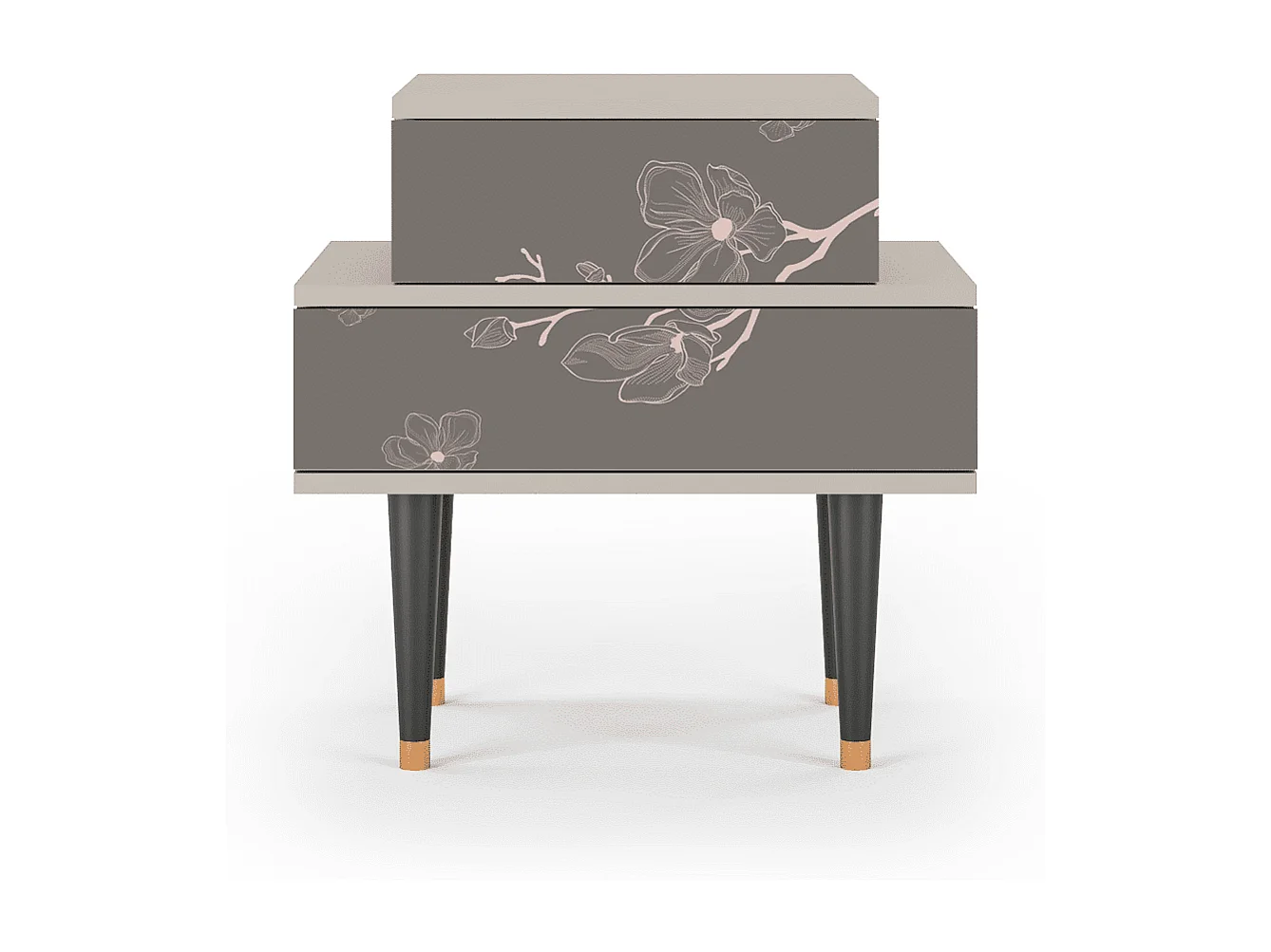 Table de nuit - 58х58х41 cm - NS1 - Cherry Blossom, Sable