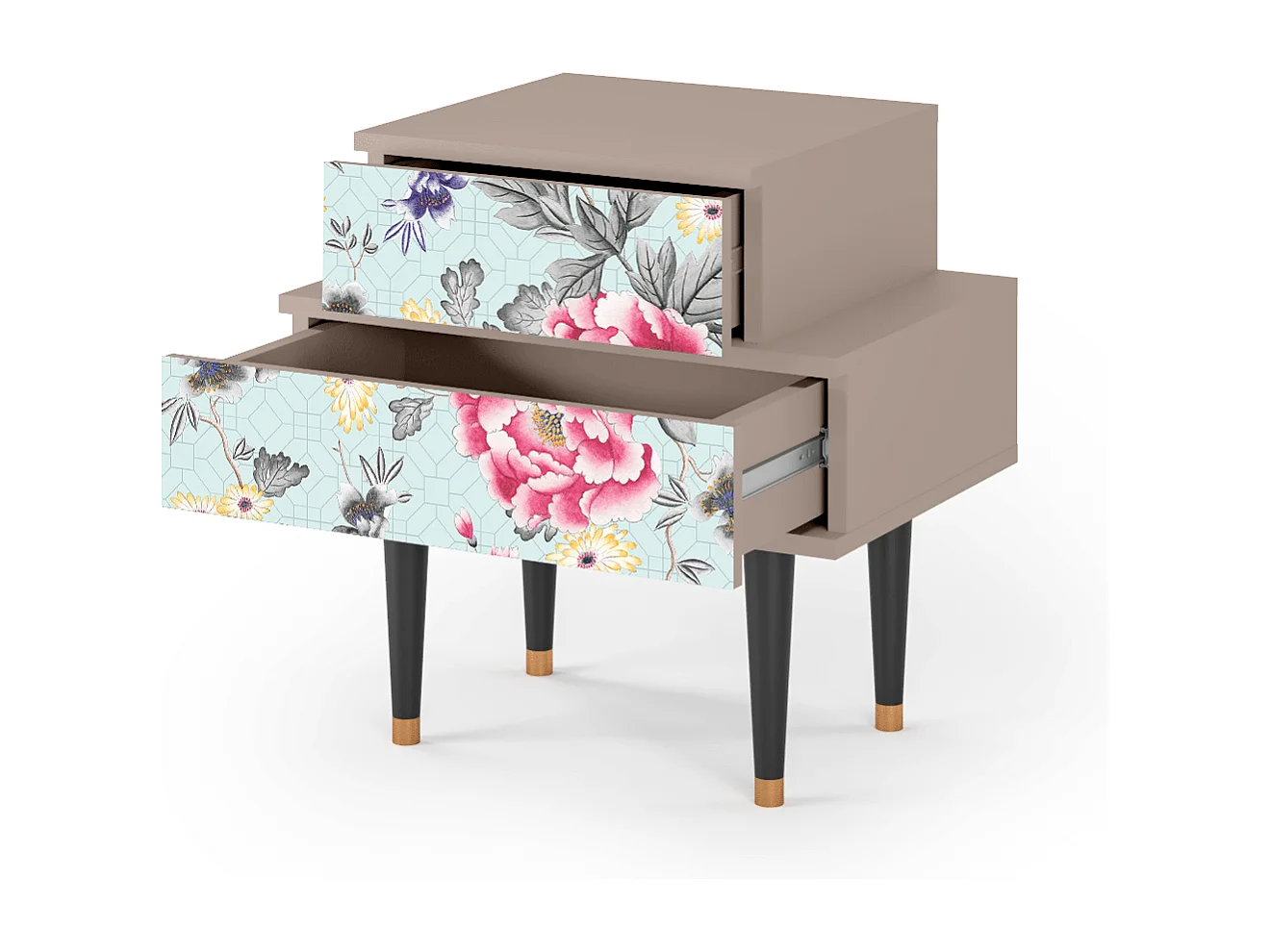 Nachttisch - 58х58х41 cm - NS1 - Sky Garden, Latte