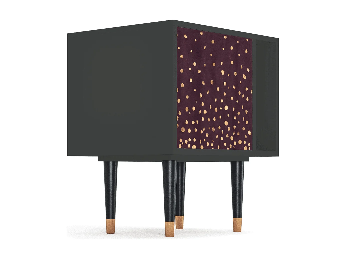 Table de nuit - 57х69х48 cm - S2 - Glowworms, Anthracite