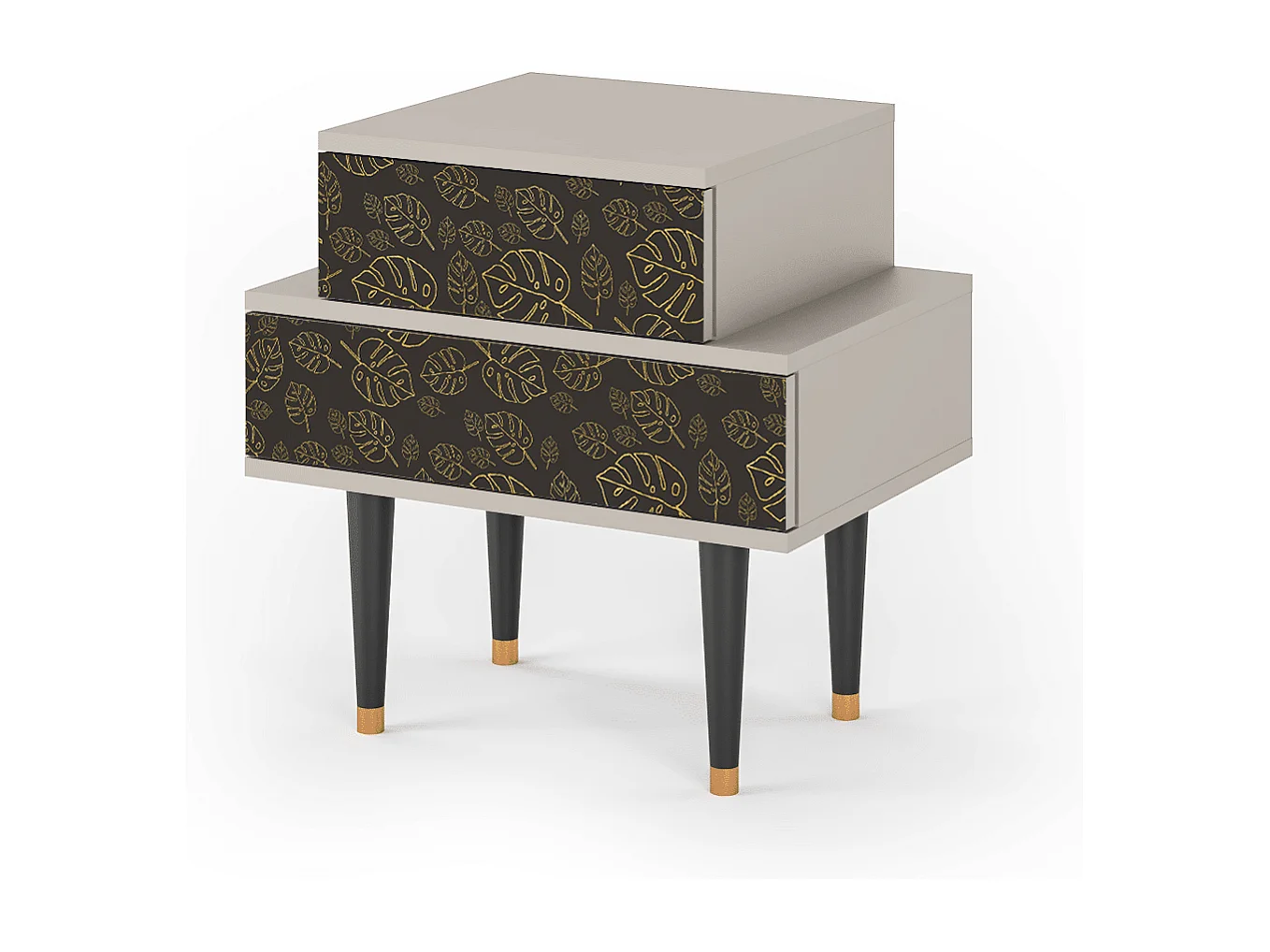 Nachttisch - 58х58х41 cm - NS1 - Fall Of The Leaves, Sand