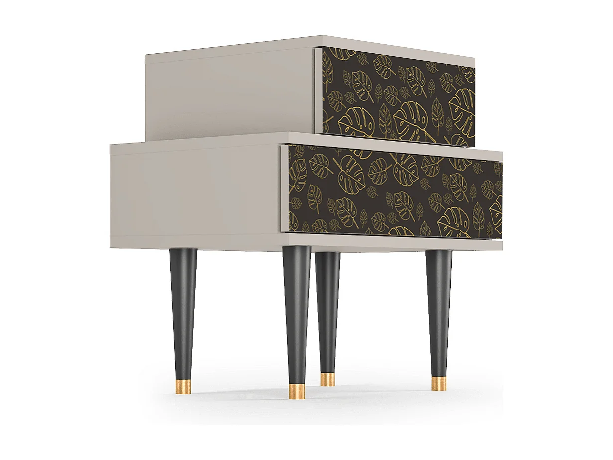 Table de nuit - 58х58х41 cm - NS1 - Fall Of The Leaves, Sable