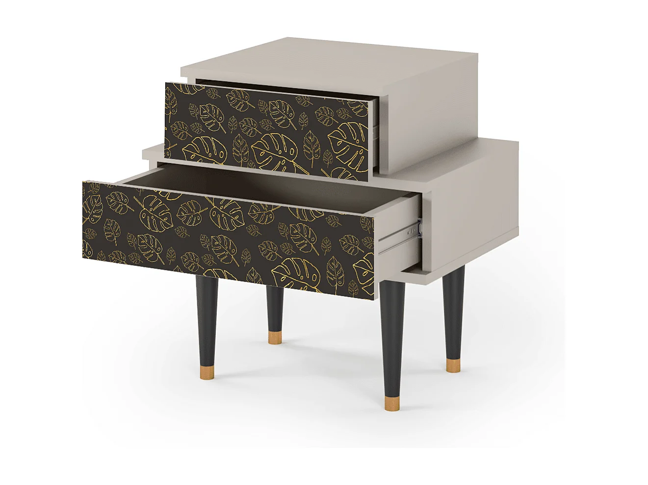 Table de nuit - 58х58х41 cm - NS1 - Fall Of The Leaves, Sable