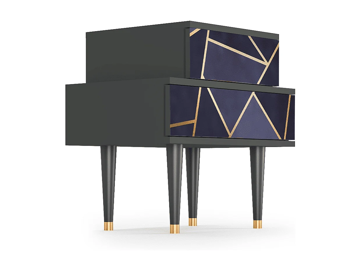 Nachttisch - 58х58х41 cm - NS1 - The Amethyst, Anthrazit