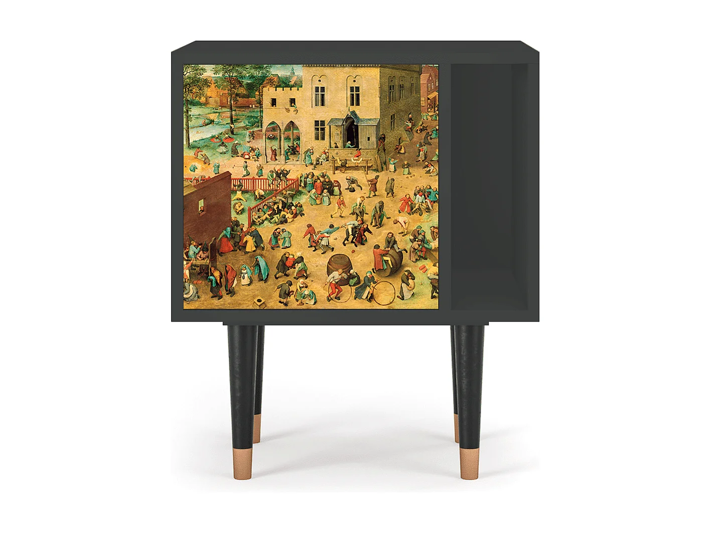 Table de nuit - 57х69х48 cm - S2 - Children Games, Anthracite