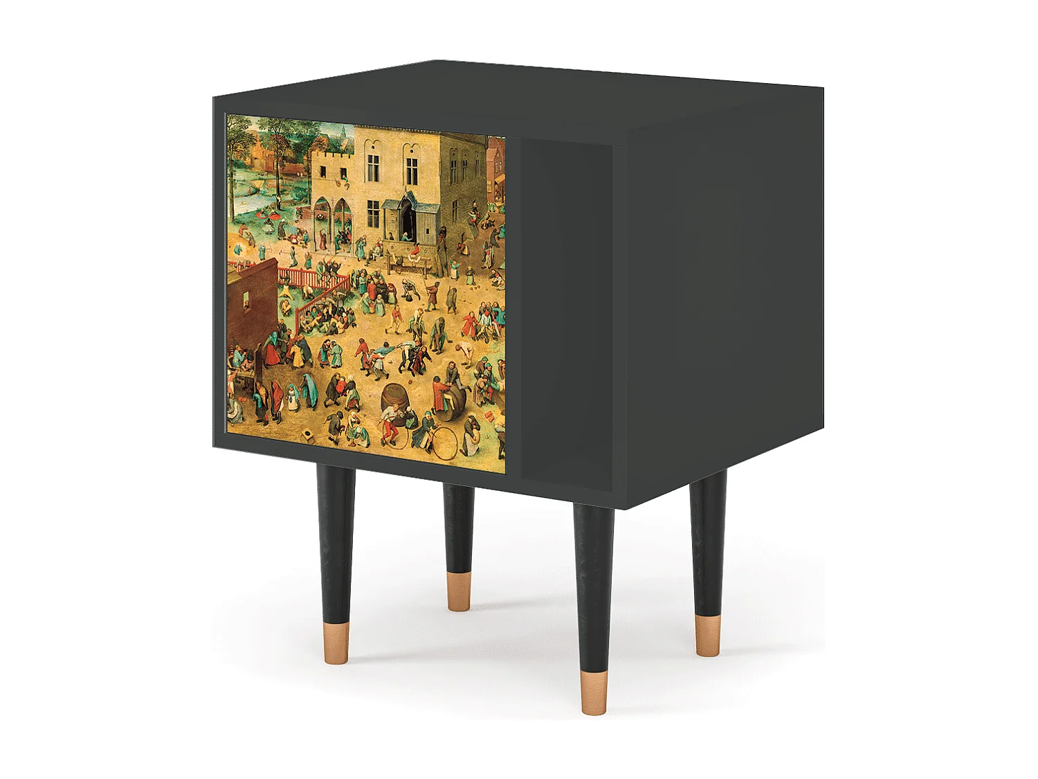 Table de nuit - 57х69х48 cm - S2 - Children Games, Anthracite