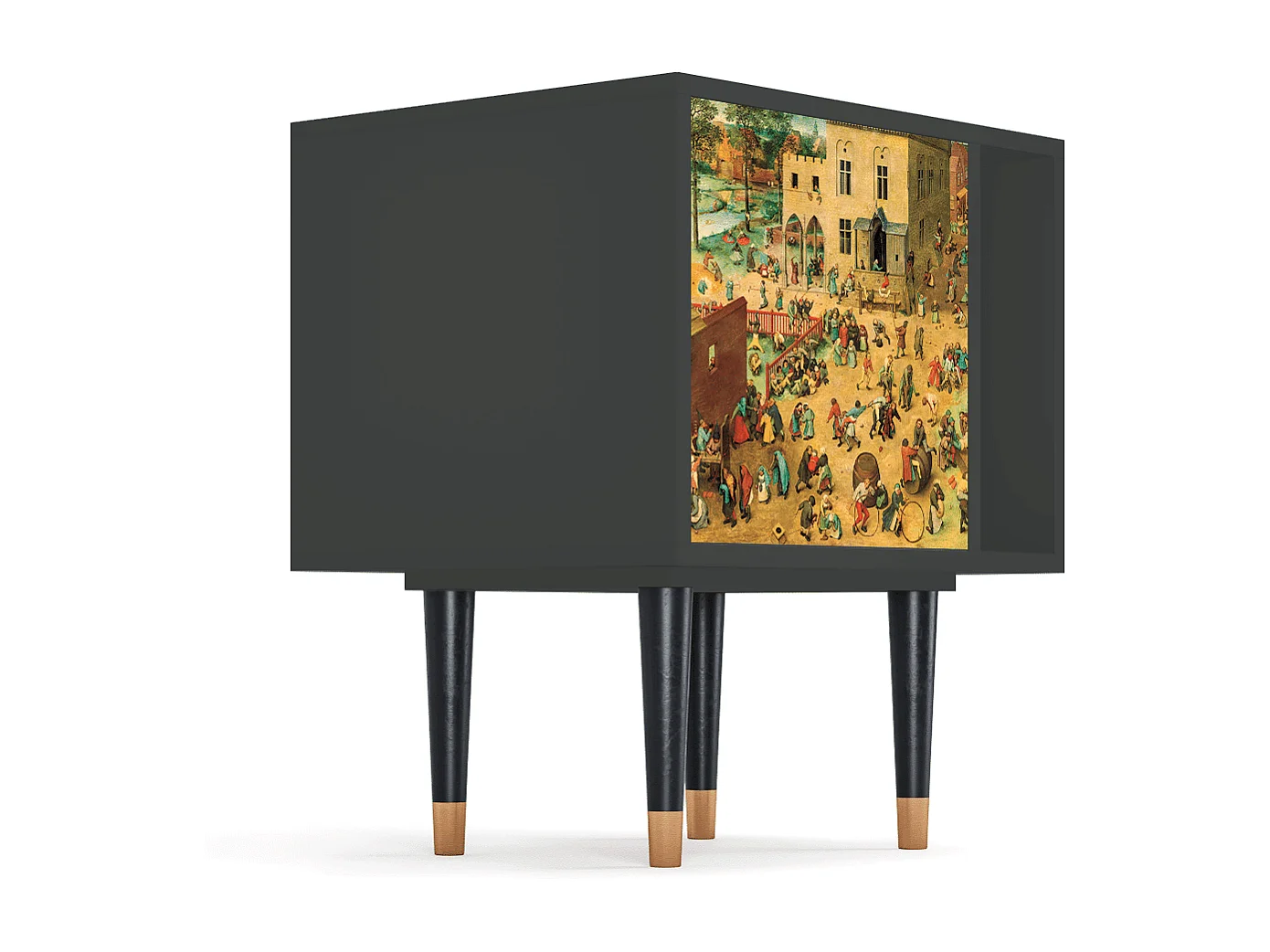 Table de nuit - 57х69х48 cm - S2 - Children Games, Anthracite