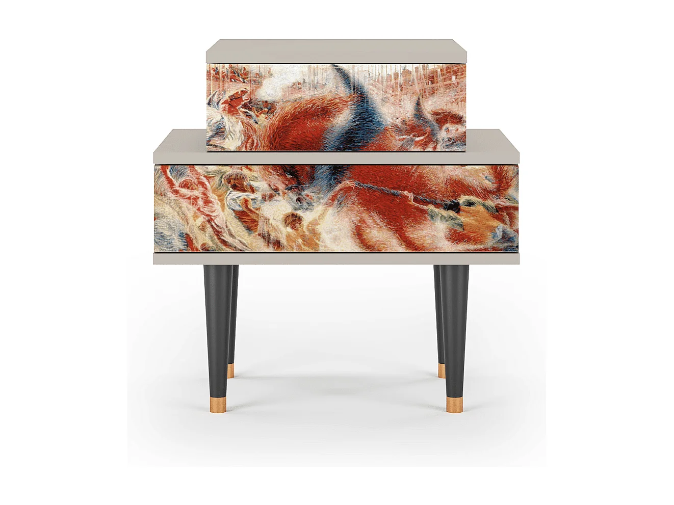 Nachttisch - 58х58х41 cm - NS1 - The City Rises, Sand