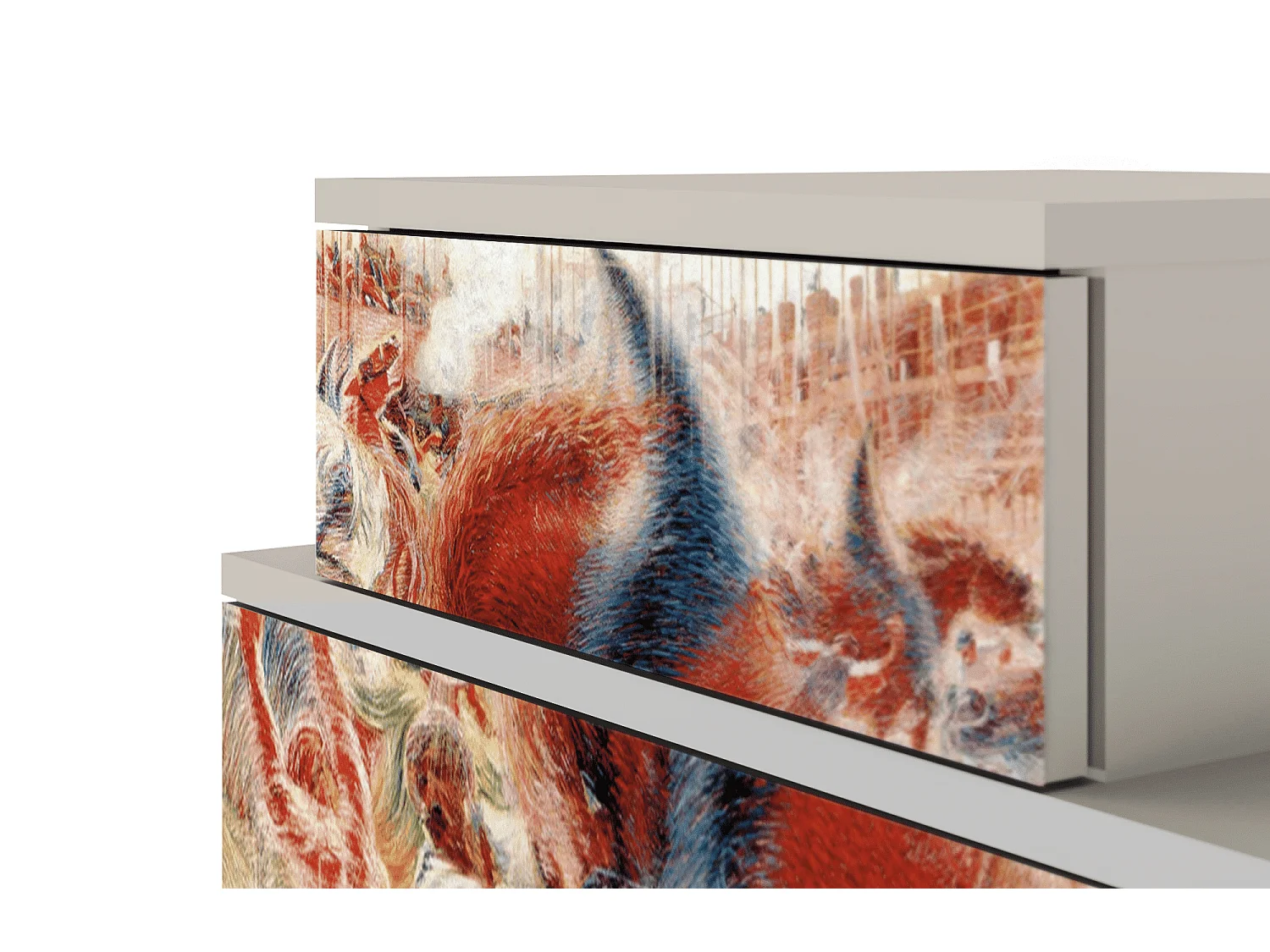 Nachttisch - 58х58х41 cm - NS1 - The City Rises, Sand