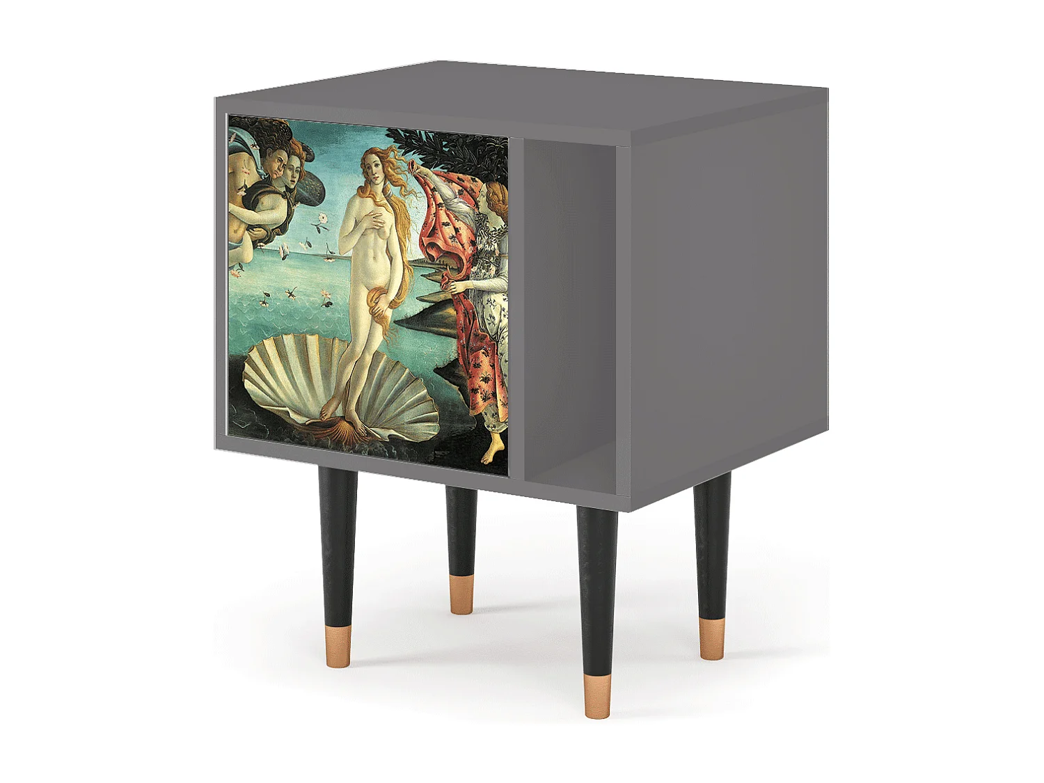 Table de nuit - 57х69х48 cm - S2 - The Birth of Venus, Gris